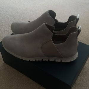 Cole Haan Gray Suede Slipon